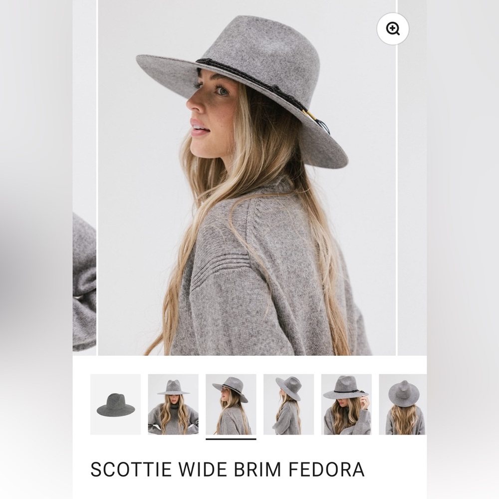Gigi Pip Scottie Wide Brin Fedora